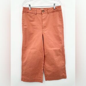 Madewell Slim Emmett Wide Leg Crop Jeans Peach Size 30 Women's
